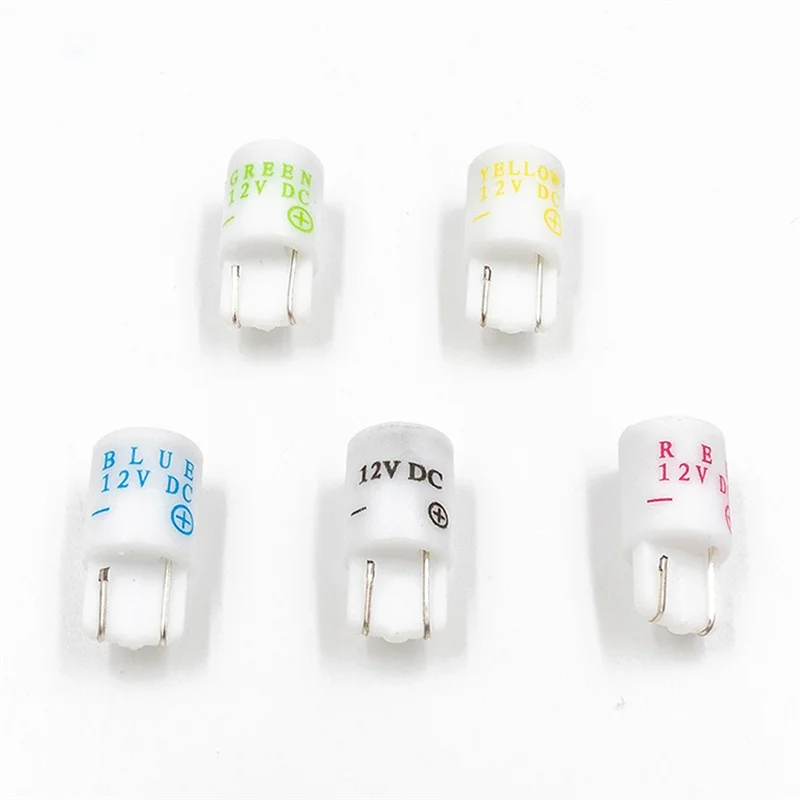 100Pcs 12V LED 아케이드 버튼 아케이드 게임 기계에 대 한 조명 푸시 버튼 여러 가지 빛깔의 LED 램프