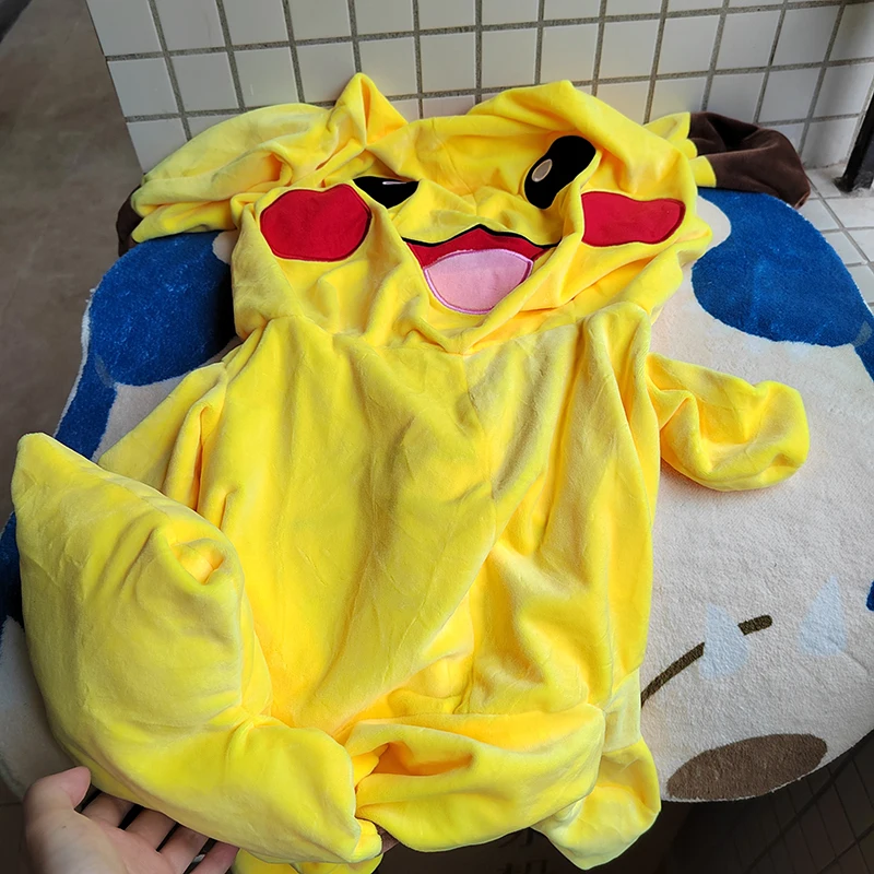 Huge Eevee Pokemon Gengar Pikachu Jigglypuff Holster Plush Toys Pokémon Kawaii Semi-finished Leather Holster Pillow Gift for Kid 6