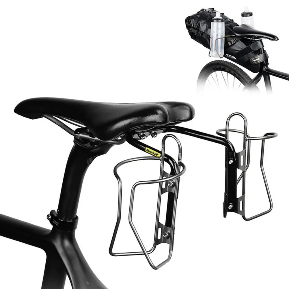 

Rhinowalk Bike Saddle Stabilizer Bracket Rear Seat Mounting Bracket Bicycle Luggage Rack Holder Support Shelf Frames Accessories