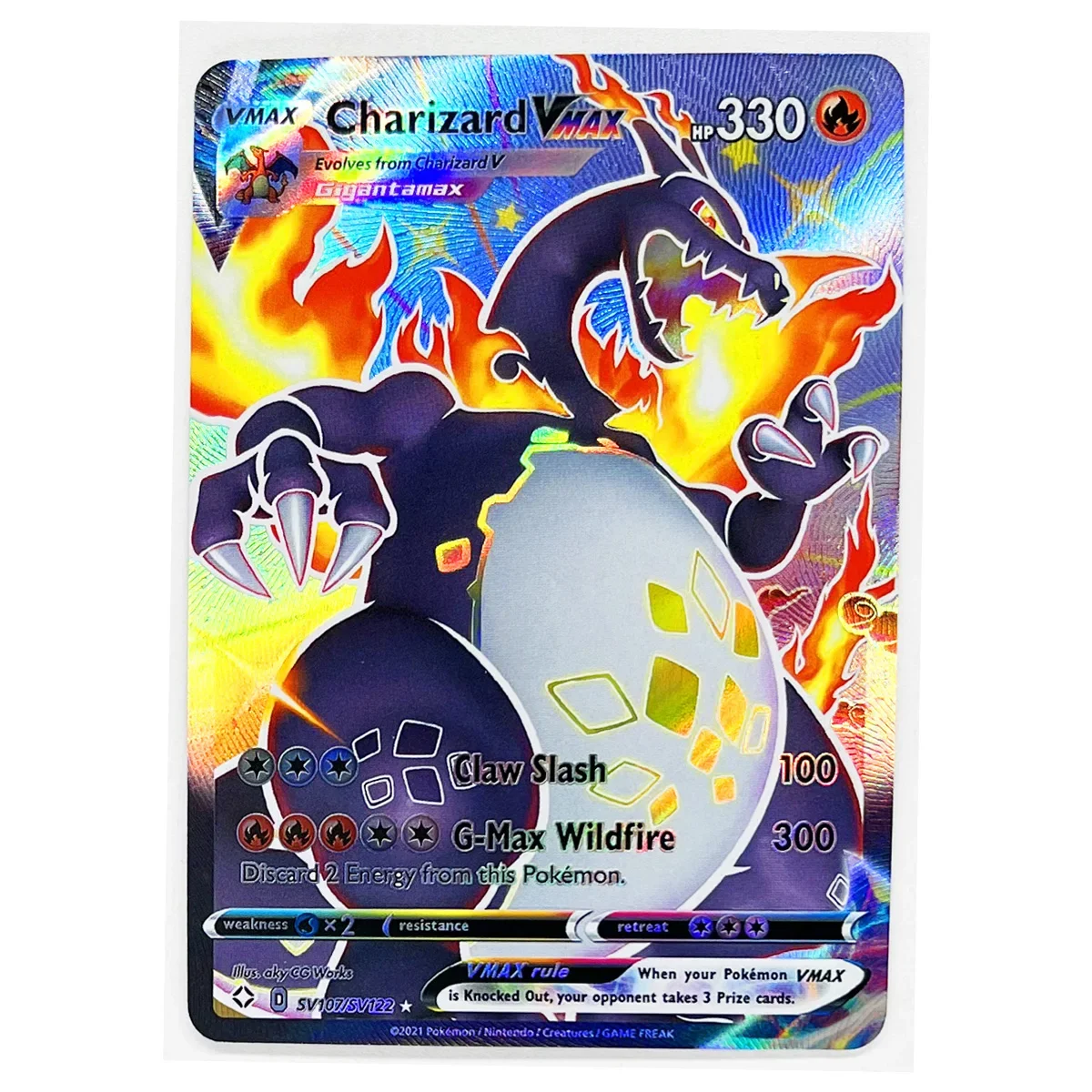 Rayquaza shiny carta pokemon