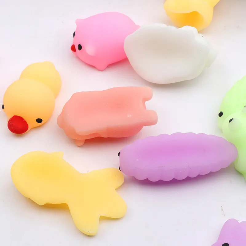 Kawaii Anima Squishy Mochi Toys For Kids Jouet Balle Anti Stress Fidget  Birthday Party Toy Funny Pelota Antiestres Stress Relie