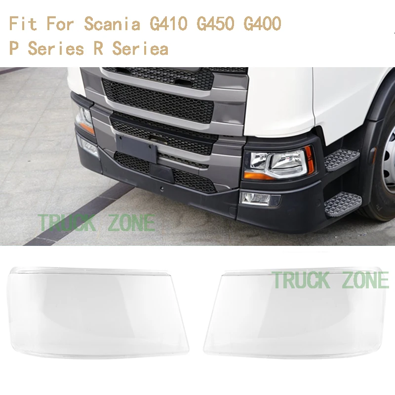 

1 Pair Car Headlight Cover Head Light Lamp Lens Truck Headlight Glass Durable For SCANIA G410 G450 G400 P Series R Series
