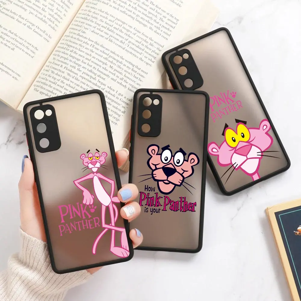 Cartoon Pink Panther Custodie Per Samsung Galaxy A52 Funda Samsung A52S A72 A53 A73 A71 A32 A51 A33 Cover Rigida Opaca