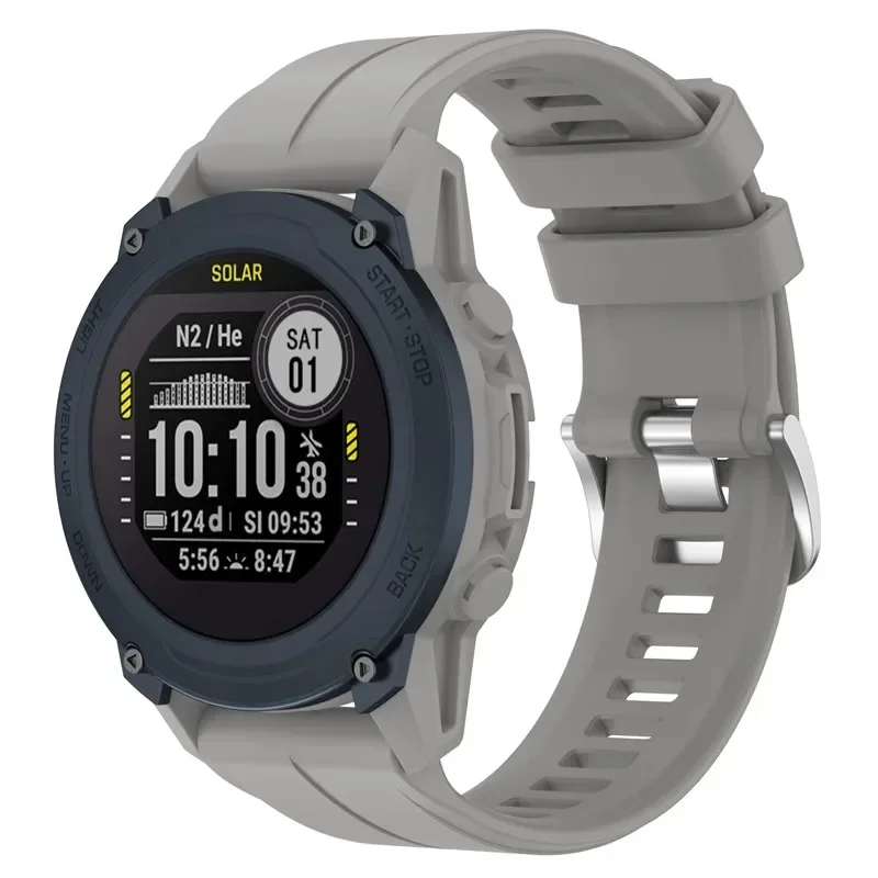 Silicone Sport Wristband Bracelet - 22mm Watch Strap