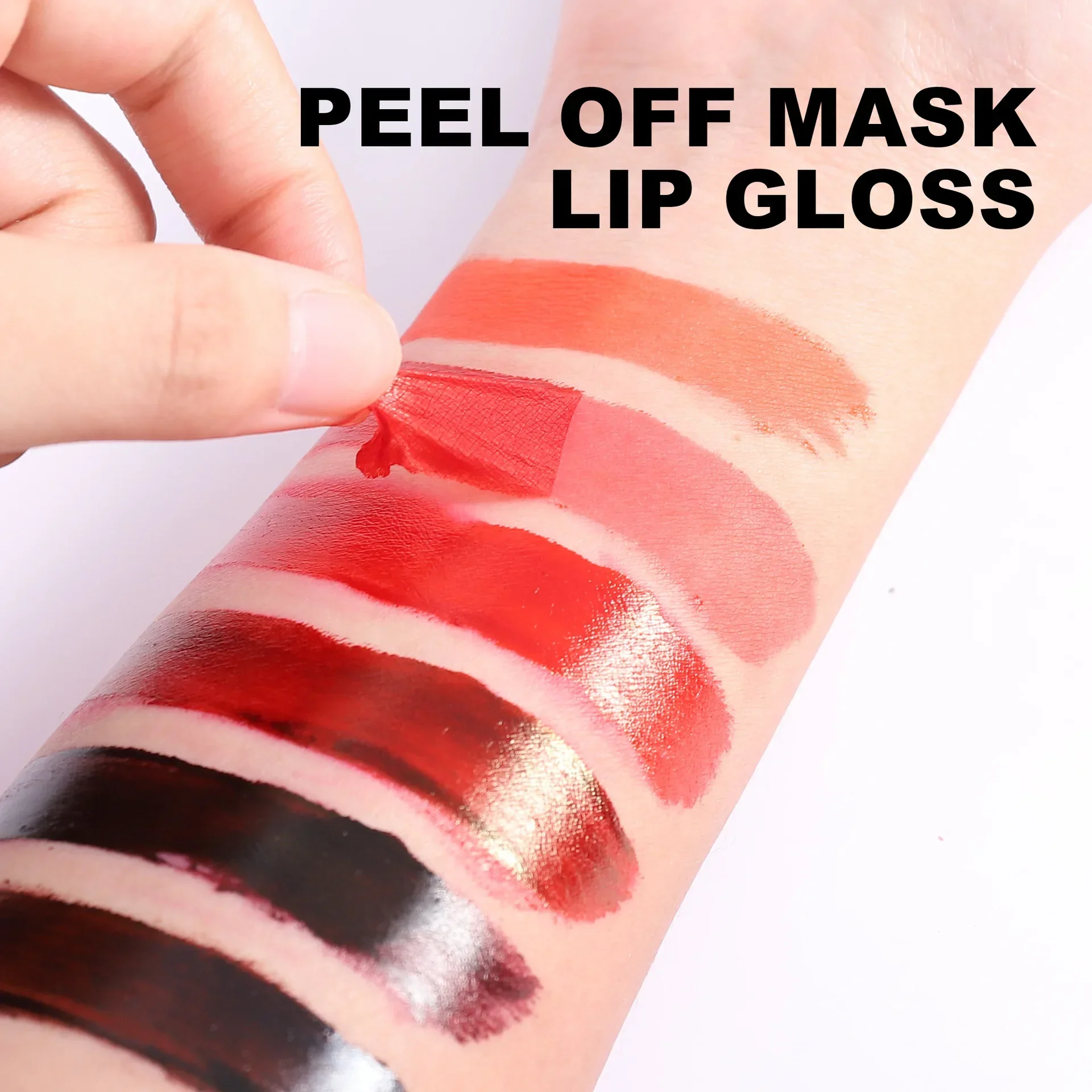 Waterproof Peel-off Lipgloss Matte Natural Mist Lip Tinted Long Lasting Lipstick Makeup Tattoo Glaze Tear Contour Stain Cosmetic 4
