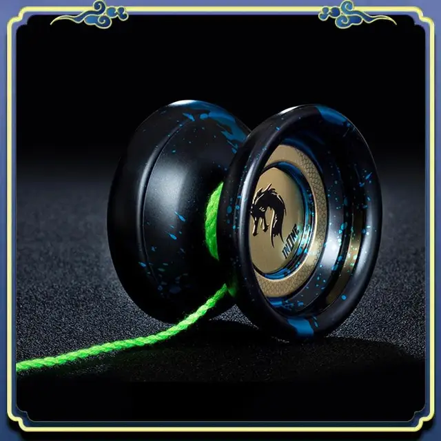 ABTJ-Professional Butterfly Yoyo Alloy Responsive Yoyo 10 Ball Bearing Yoyo For Advanced Player With 10 Strings 2