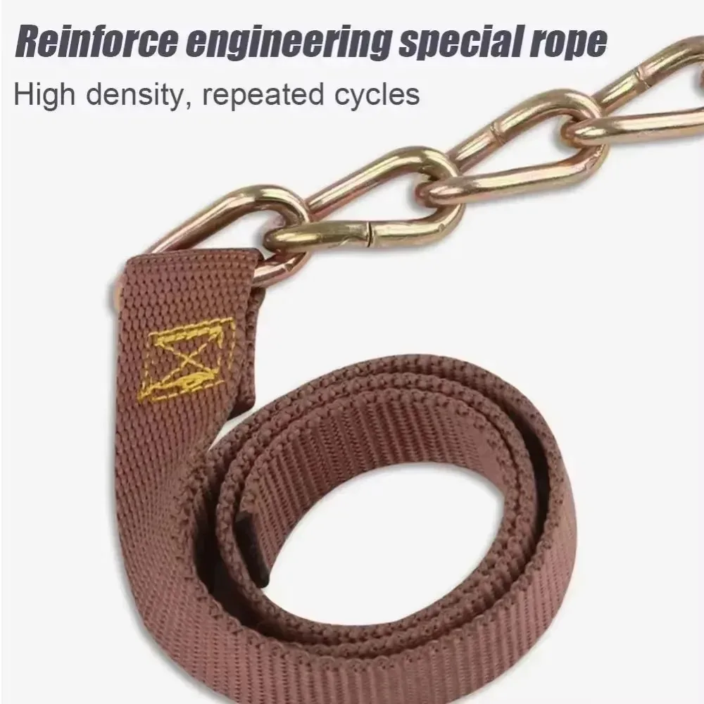Car Winter Snow Chain Anti-slip Adjustable Outdoor Universal Iron Chain Thickened Easy Instal MultiFunctional Manganese Chains tire chains