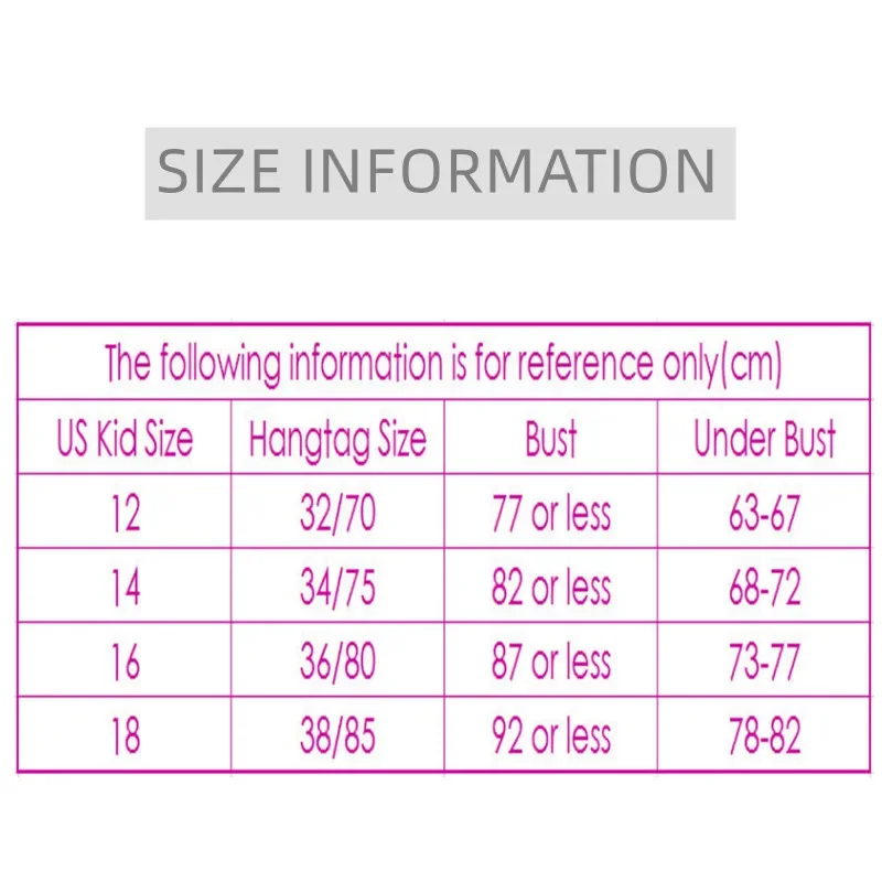 Teenage Underwear Young Teens In Lingerie Young Girls Bras and Panties Sets  Kids Bra Small Size 12/14/16 Year - AliExpress