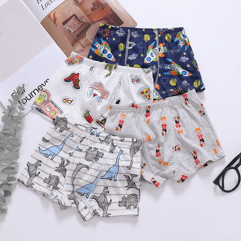 Children Underwear Boys Boxers Boys Underwear 3Pcs/Lot