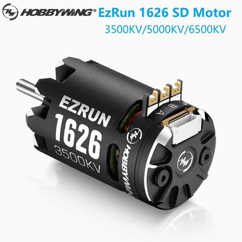 Hobbywing Ezrun 1626 Sd 3500Kv/5000Kv/6500Kv Motore Brushless Con Sensore Per Auto Rc 1/28
