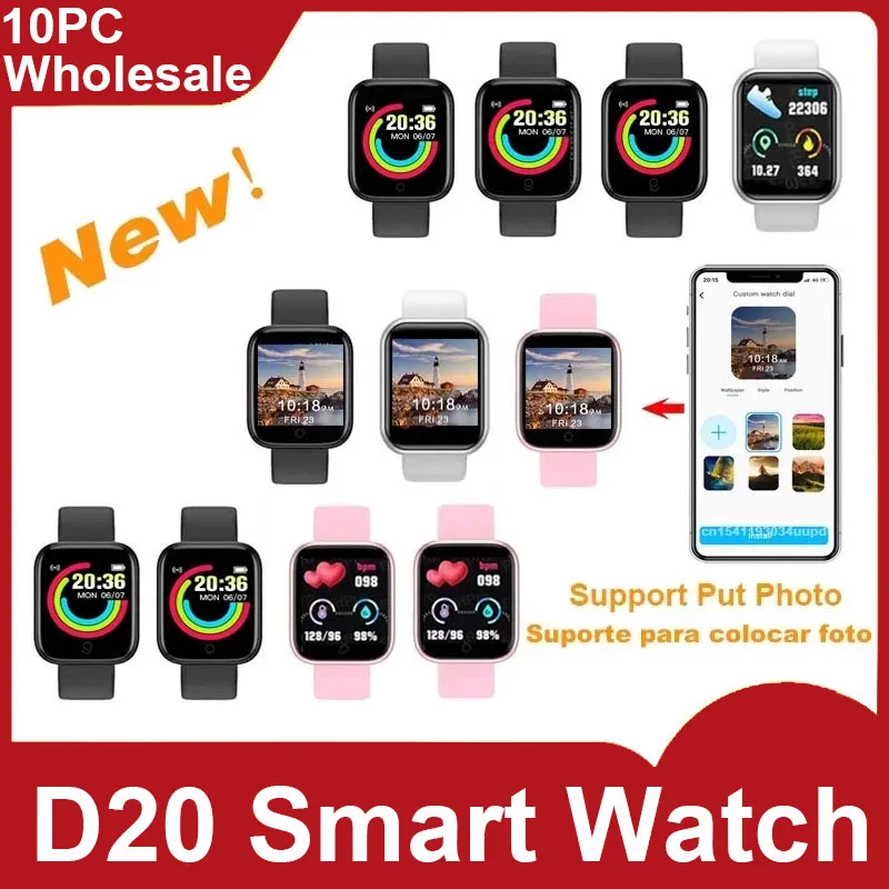 D20 Smart Watch Wholesale New In Smartwatch For Men Women Multilanguage Put Photo Sport