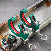 1PC Adjustable Clamp Pulley Cable Tray Pulley Roller Cable Laying Roller Helper for Efficient Wire Guide Fixation Auxiliary Tool 1