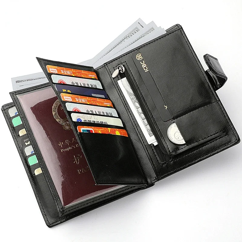 Driver's License Card Bag Large-capacity Multi-function Passport Bag Wallet Male Passport Wallet Credit Card Holder wallet card holder,card holder,credit card holder,credit card wallet,id card holder,id card case,wallet card bag,business card holder,passport holder