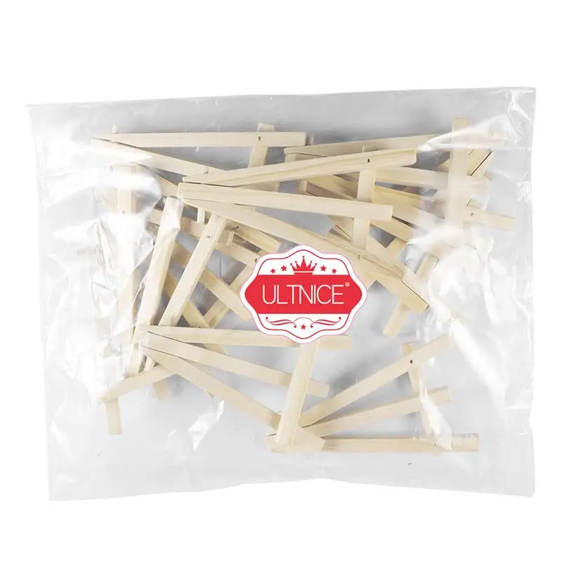 10PCS Mini Wooden Display Easels Wooden Easel Mini Display Stand For Gatherings Weddings Parties Photo Frame Painting sketch easel wooden easel