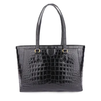 2023 New Designer Crocodile Leather Women Handbag Fashion Genuine Leather Lady Bag High Grade Large Capacity Shoulder Bag 45