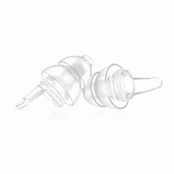 High Fidelity Reusable Earplugs for Music Events and Noise Reduction (White)