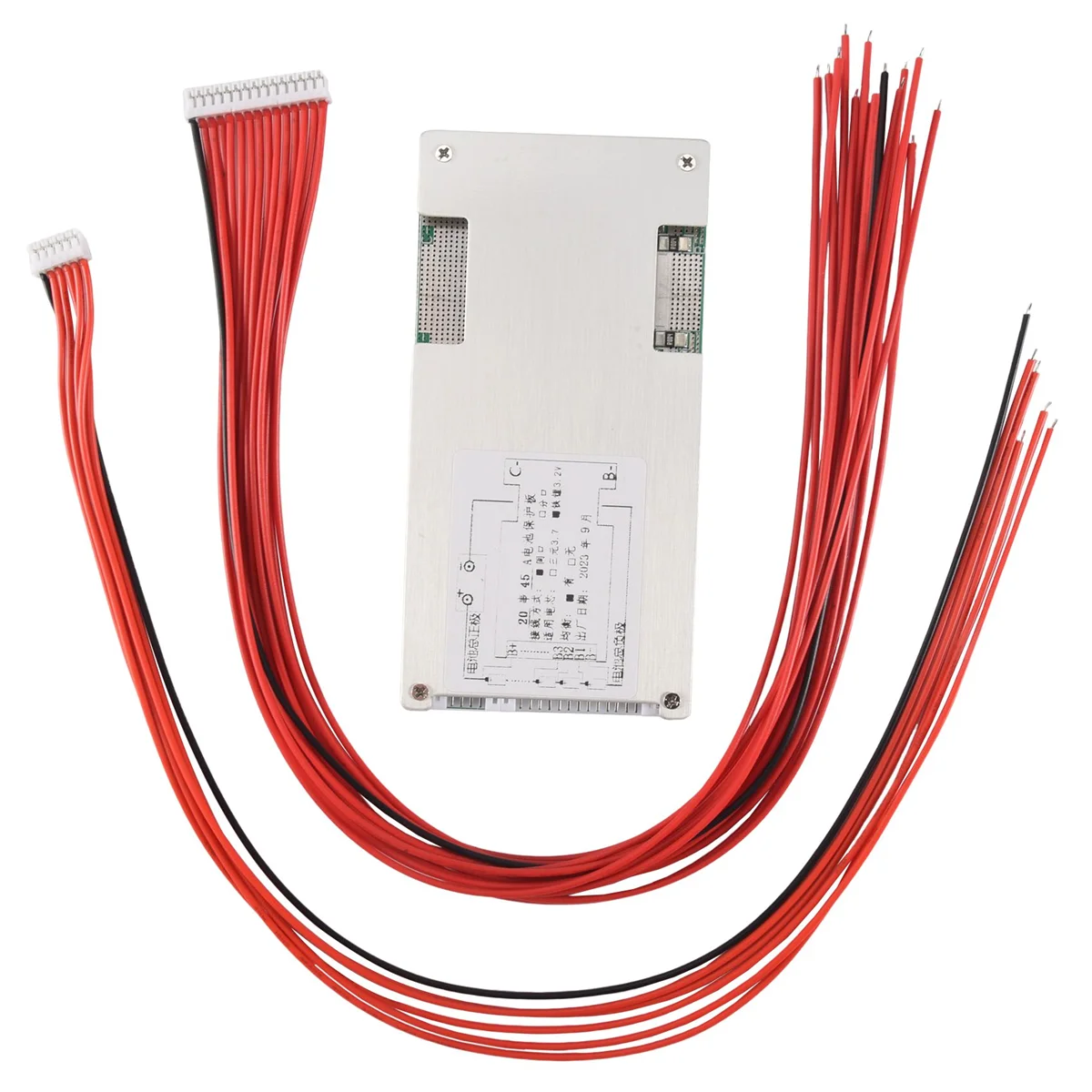 20S 60V 45A LiFePo4 Battery Protection Board BMS PCB with Balance for Motorcycle E-Bike Scooter