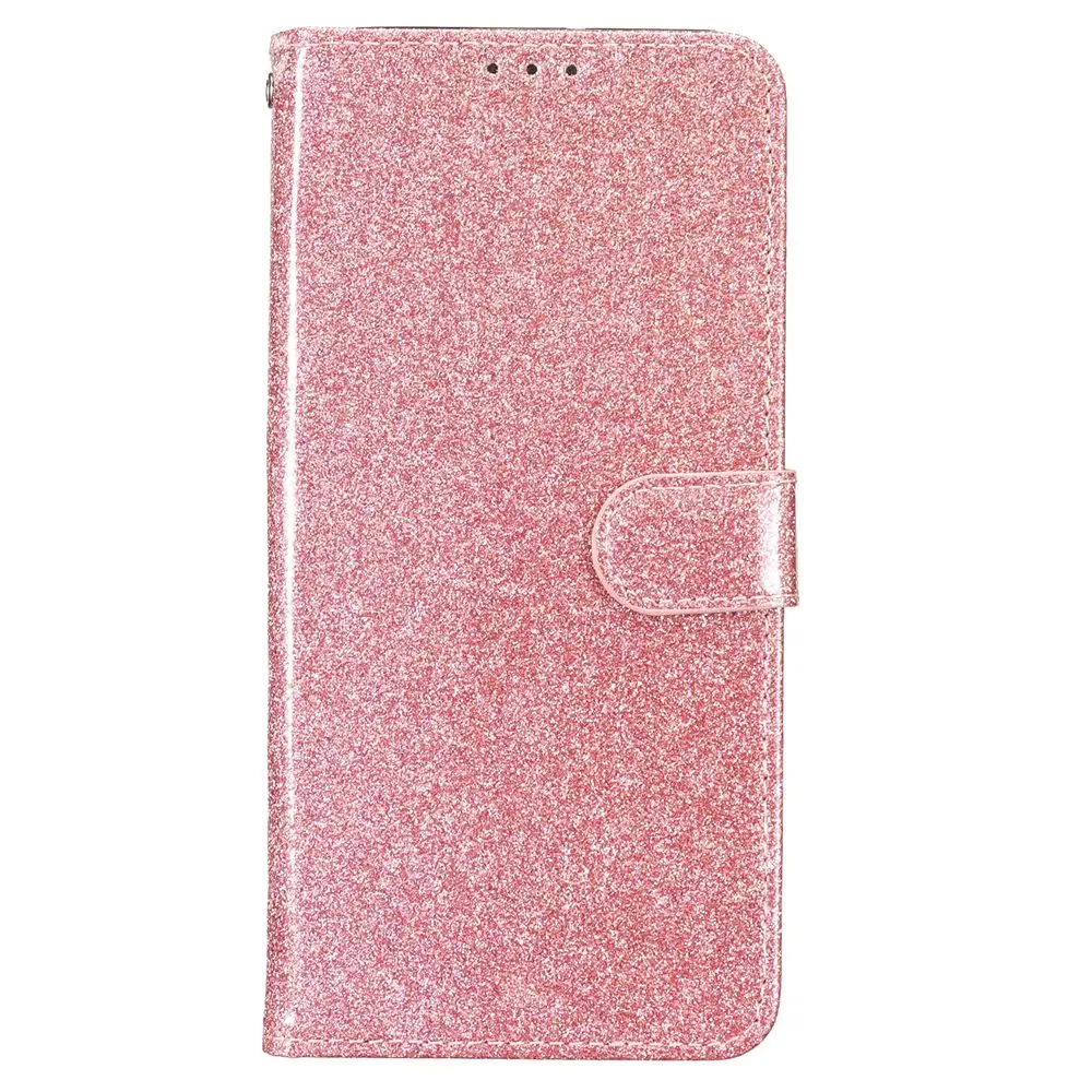 Glitter Leather Flip Phone Case - Premium Edge 60 50 Pro