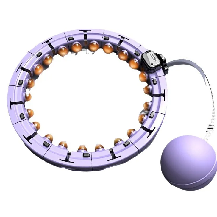 Mute Smart Counting Exercise Circle Female Weighted Fitness Thin Belly Equipment Splicing Artifact Will Not Fall Off