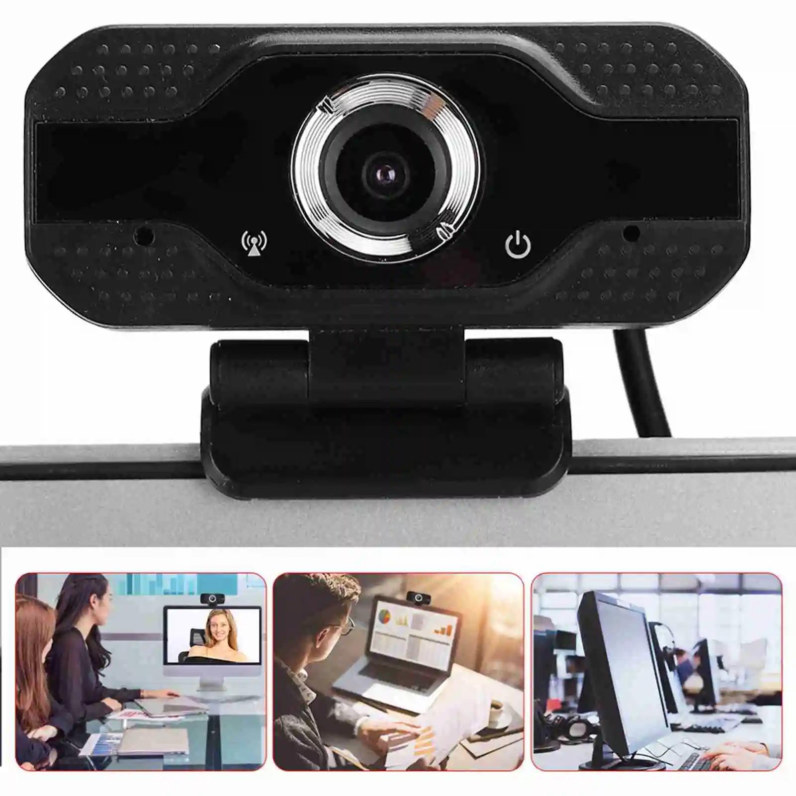 1080P Desktop Computer Camera USB Online Class Webcam with Microphone Computer Camera Drive  Camera USB Camera PC Webcam 5