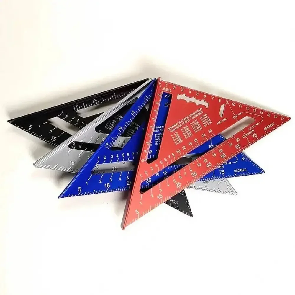 Triangle Ruler 7Inch Aluminium Alloy Measurement Tool