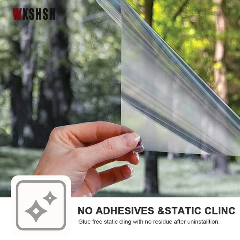 Reflective mirror film Anti UV Heat Insulation Solar Window Film Foil Stained Vinyl Home Raamfolie Multiple Color 100cm*600cm