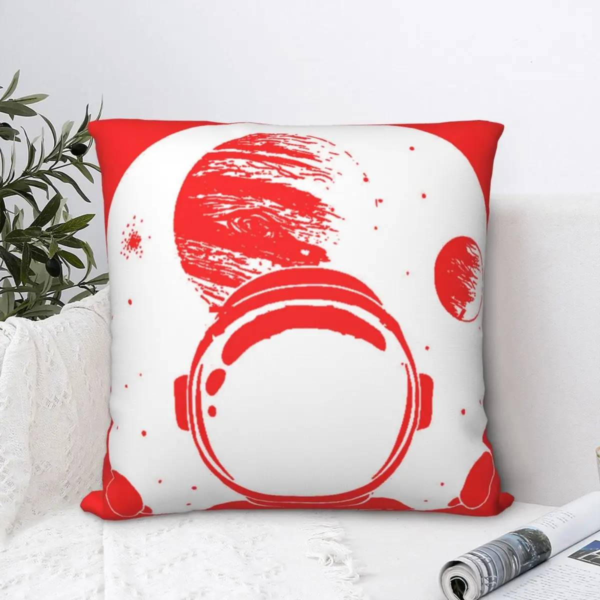 

Looks Out A Hole In Space Square Pillowcase Polyester Pillow Cover Velvet Cushion Zip Decorative Comfort Throw Pillow for home