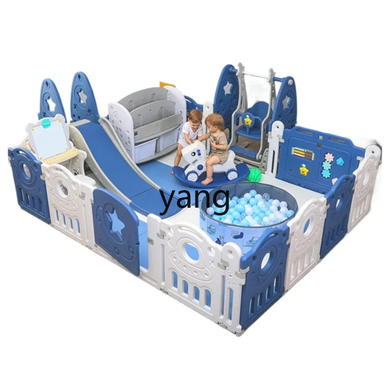 CX Child Play Mat with Fence Baby Indoor Living Room Crawling Mat Protective Grating Baby Floor Integrated