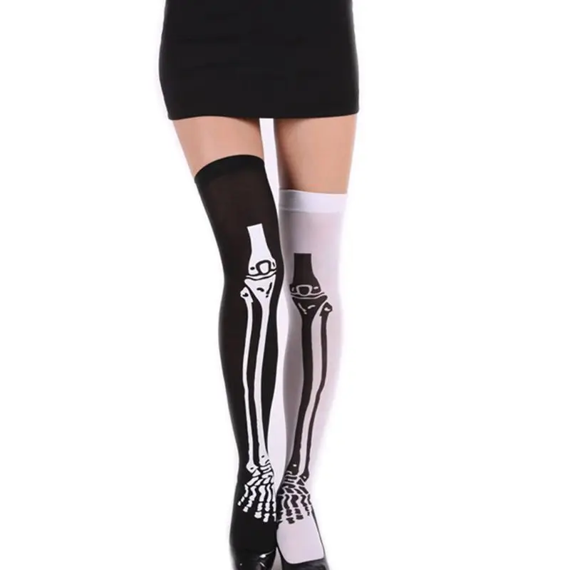 

1Pair Women Polka Dots Long Socks Contrast Color Thigh High Stockings for Cospla drop shipping