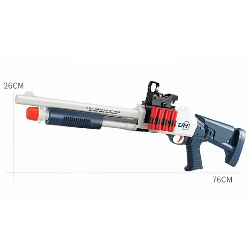 Toy Gun XM1014 Shotgun Spray Toys s686 Shell Throwing Soft Bullet Boy Battle Weapon Model Soft Bullet Toy Gun Children Gifts 6