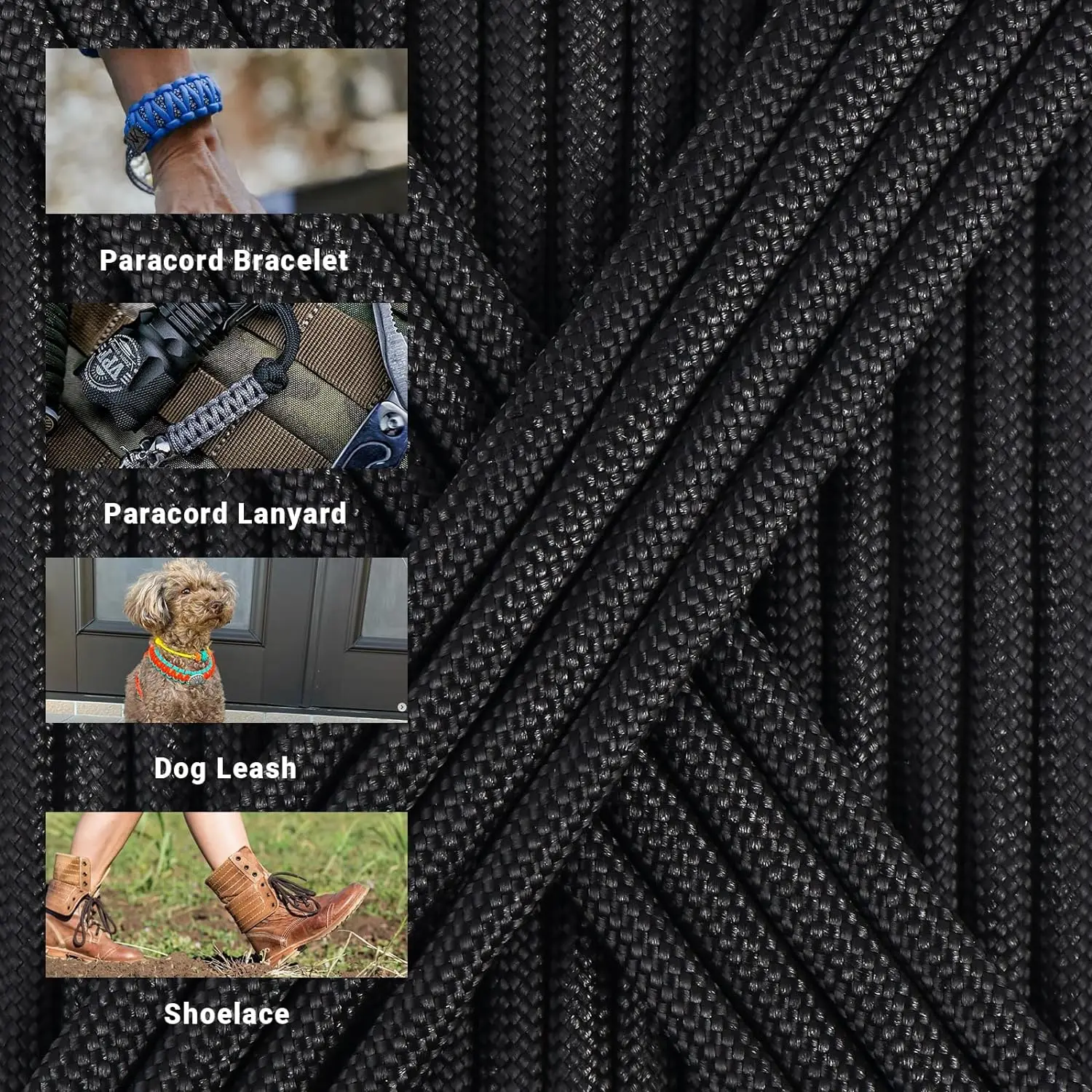 31m 550 Paracord 4mm 7core for Outdoor Survival paracord rope,braided paracord