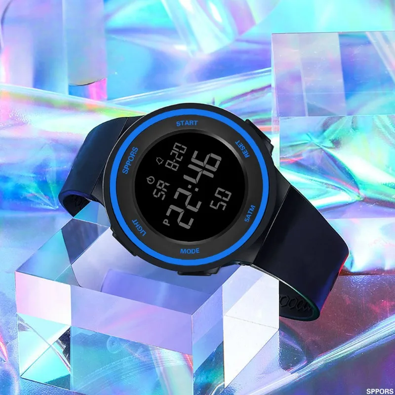 Luminous Watches Mens Electronic Watch Watches Waterproof Swim Outdoor Sport Wristwatch Silicone Fashion Hours Relojes Reloj 3