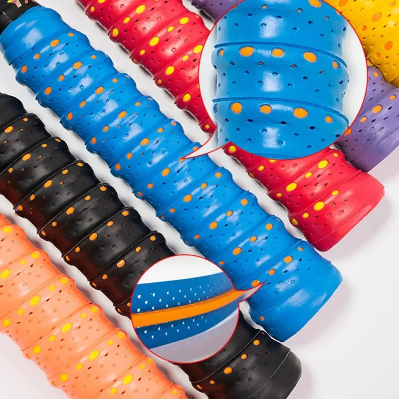 Shock Absorption Anti-slip Sport Overgrip Tape Sweatproof Grip Tape Tennis Badminton Sweat Band Sports Eq
