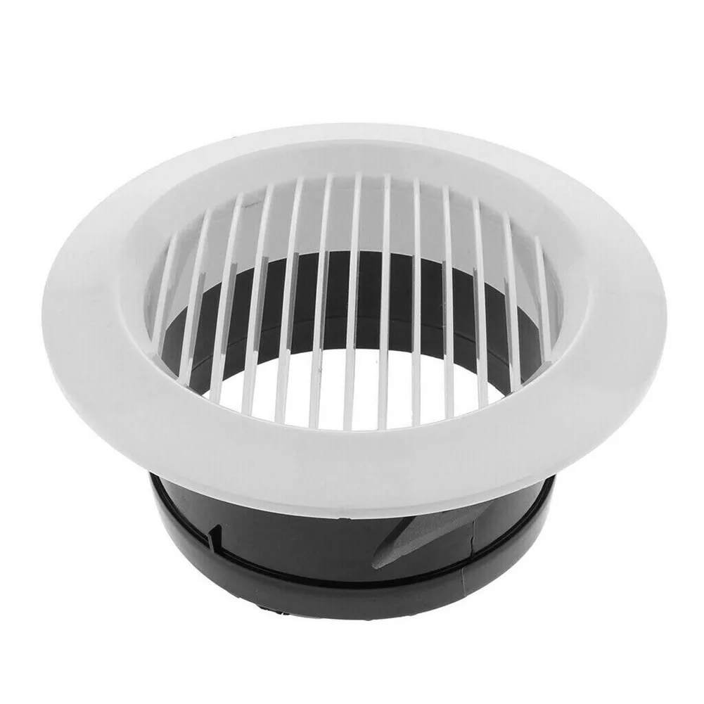 

1PC ABS 100/125/150/200mm Air Vent Grille Circular Indoor Ventilation Outlet Duct Pipe Cover Cap Kitchen For Cooling Parts