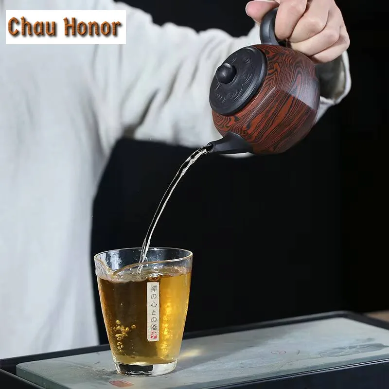 310ml Classic Yixing Raw Ore Zisha Teapot Handmade Household Chinese Kungfu Teaset Tea Ceremony Customized Accessories Tea Maker