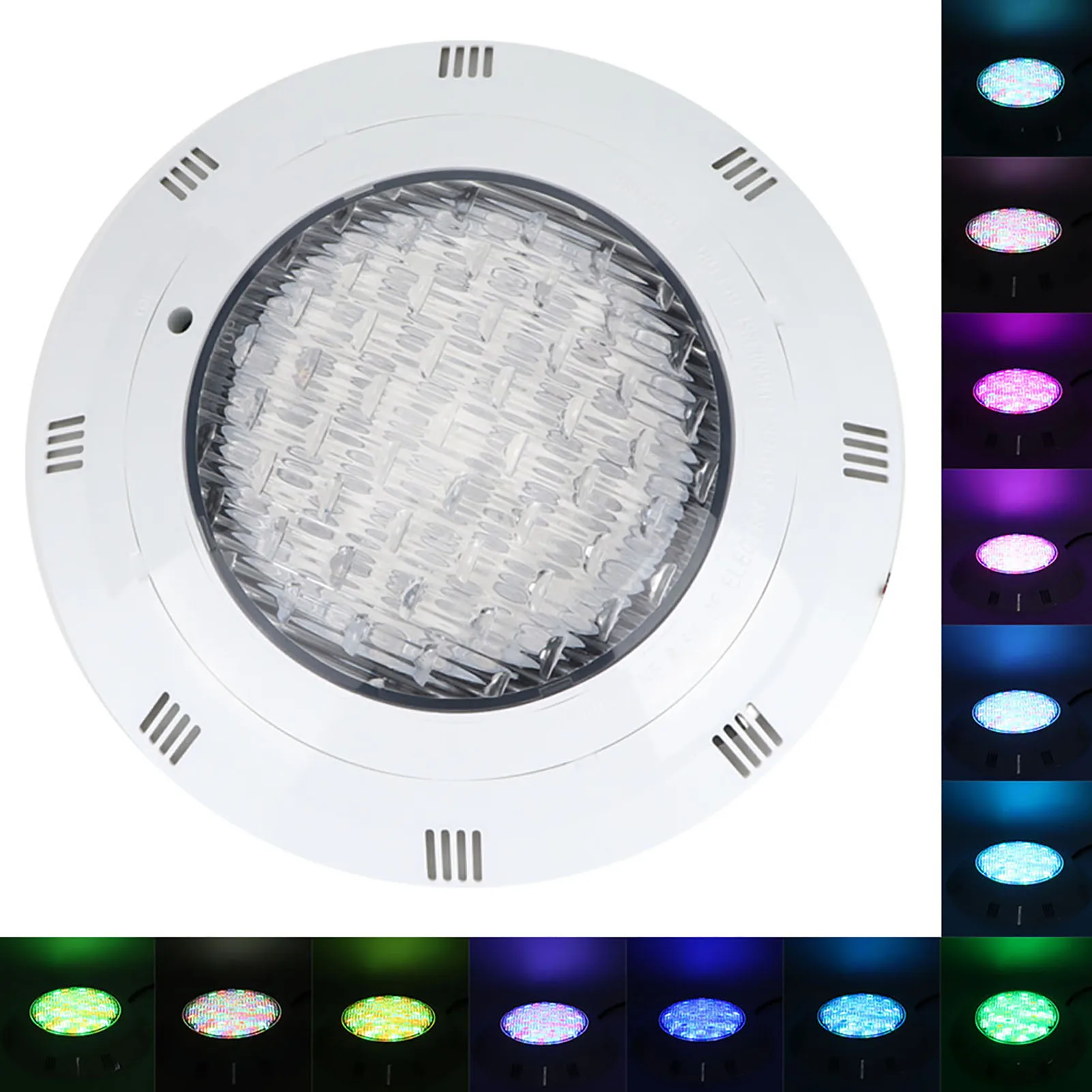 AC12V 72W 360LED Waterproof Pool Light Multicolor RGB Underwater Lamp ...