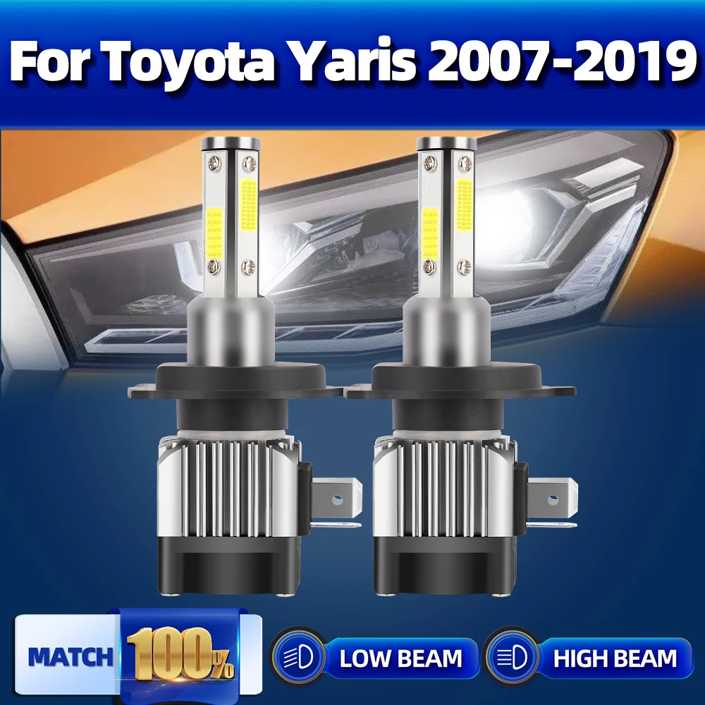 H4 Canbus Led Headlight 12000LM 90W 6000K High Low Beam Car Lights For