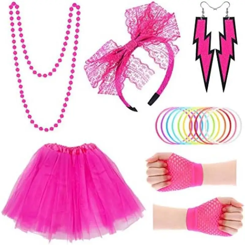 PESENAR 20th Century 70s 80s Fancy costumes, Black Costume Accessories Or Cosplay Parties