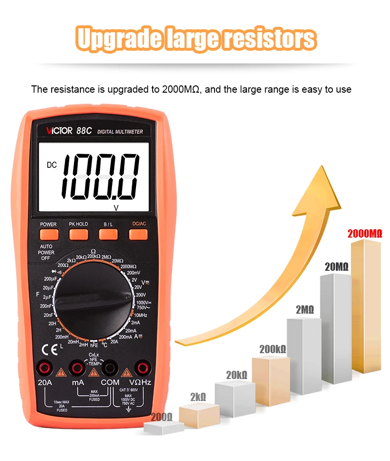 grande display lcd rms verdadeiro 1000v 20a