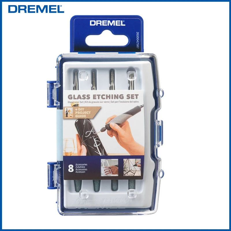 Dremel 682 Glass Etching Set 8 PCS Rotary Tool Accessories Kit For