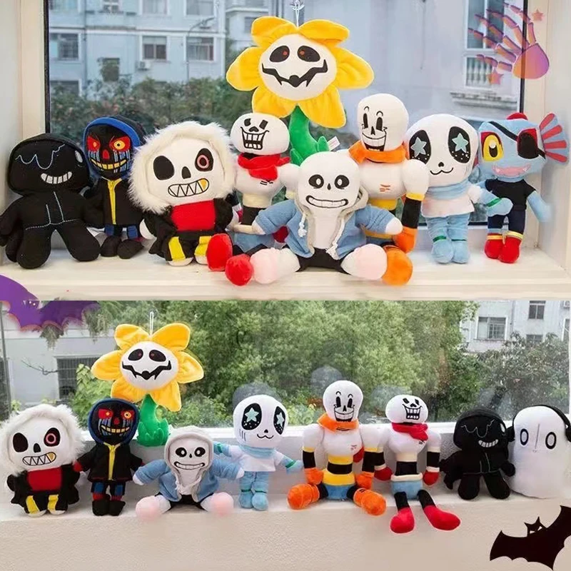 

Плюшевая игрушка Undertale Chara Frisk Sans Papyrus, мягкие куклы Ootopus Music Alphys Toriel Plushie, детский подарок на день рождения