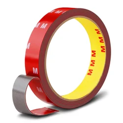 Strong Permanent Double - Sided Acrylic Foam Tape - Waterproof, High - Temperature Adhesive - 30mm (Translucent)