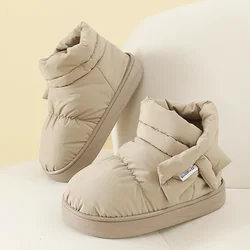 Platform Women Snow Boots Warm Thicken Plush Waterproof Boot for Couples 2023 Winter Non Slip Thick Bottom Cotton Shoes