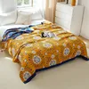230x250cm 100% Muslin Cotton Blanket 4 Layers Cotton Gauze Warm Soft Throw Plaid Bed Cover Blankets Bedspread Sofa Throw Blanket 3