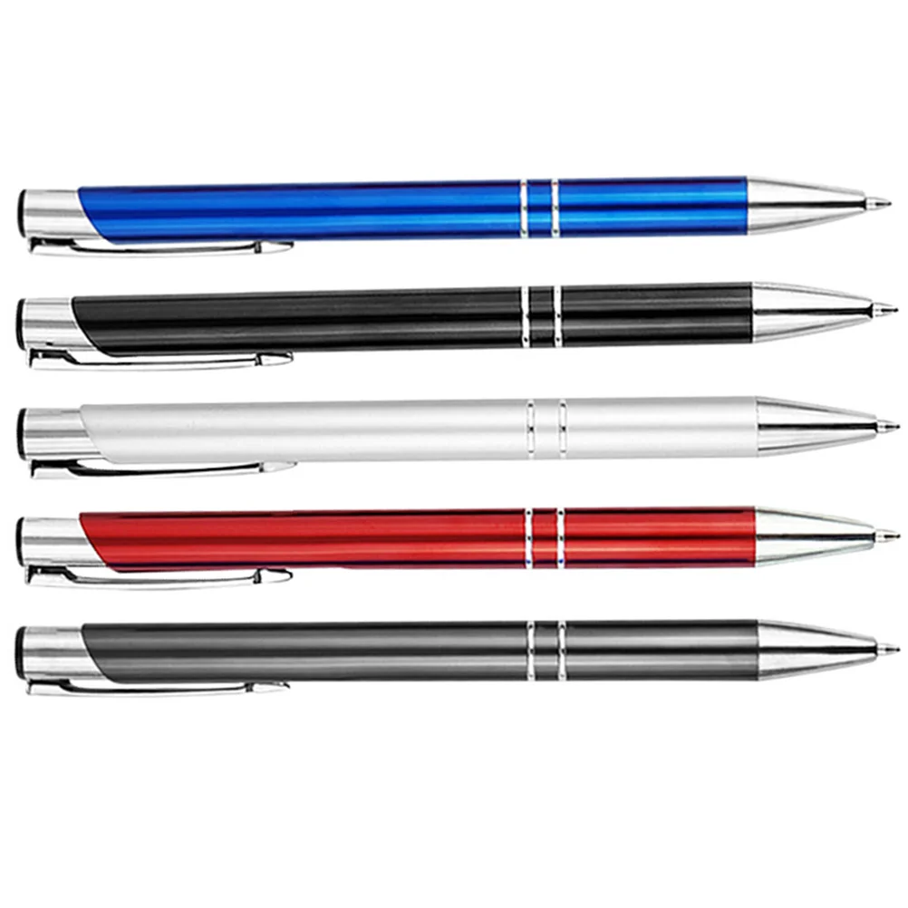 

Signature Pen Office Student Stationery Press Neutral Metal Ballpoint (ballpoint Black Core)