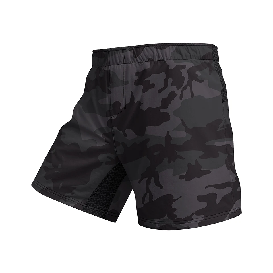 Mens Black No Gi BJJ Jiu Jitsu Set - MMA Shorts  Compression Rashguard