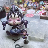 1Pc 3D Nail Silicone Mold Press Reusable Kawaii SP Doll Multi Style Red Green DIY Nail Decoration Art Nail Beauty Charm 2