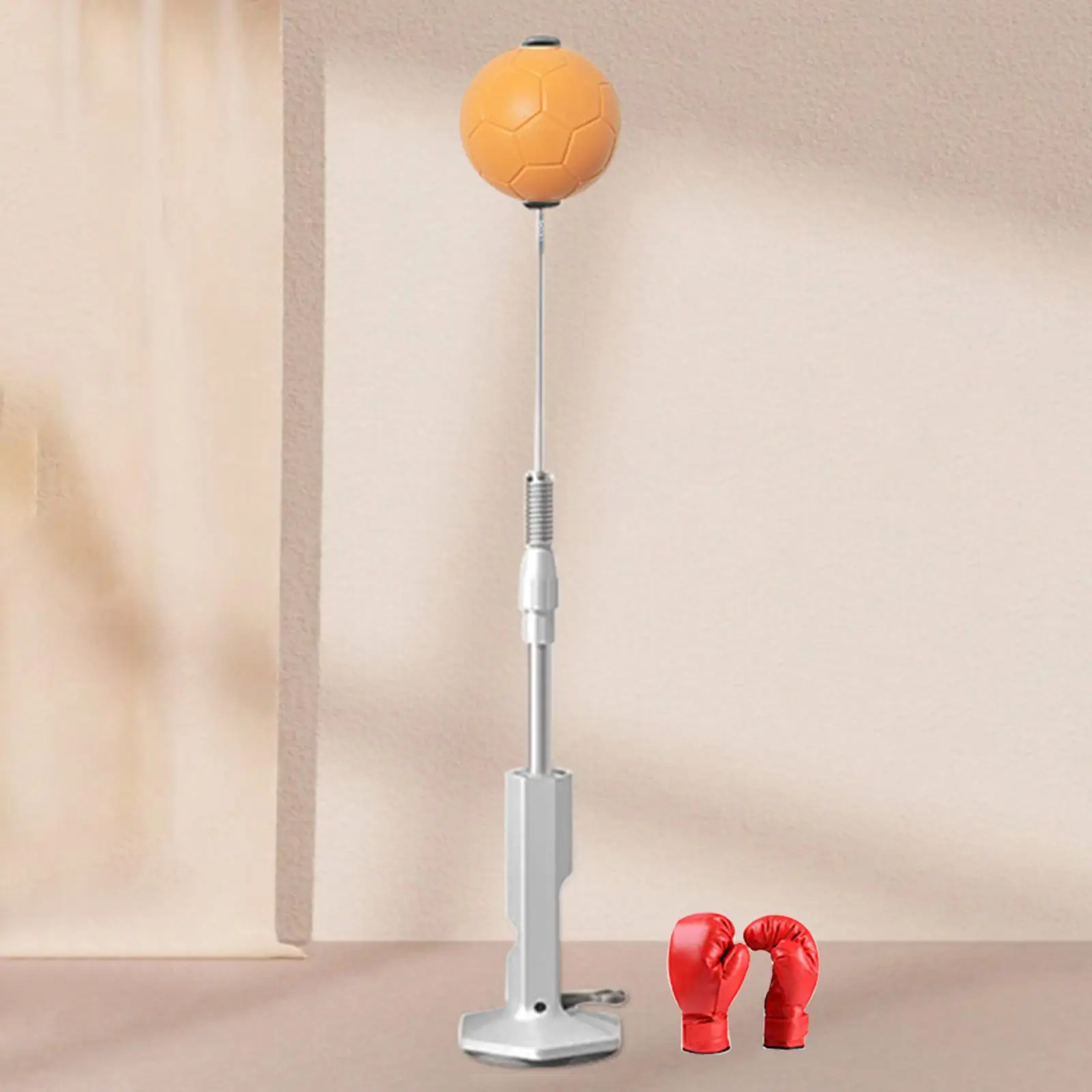 Punching Bag with Suction Cup Adjustable Height for Home Gym Fitness Workout Freestanding Punching Ball for Home Exercise Gym