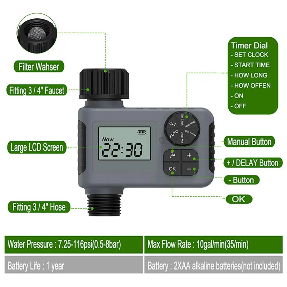 Timed Watering Device Sprinkler Timer 3