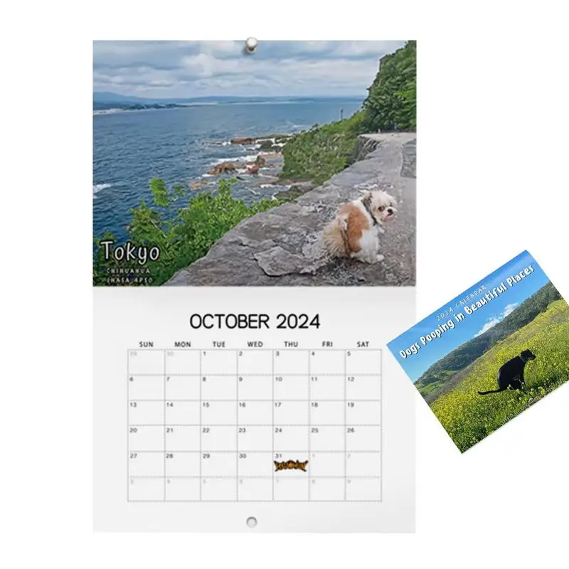 

Dog Calendar 2024 Dog Countdown 2024 New Calendar Funny Poop Dog Calender For Living Room Refrigerator Study Room Bedroom